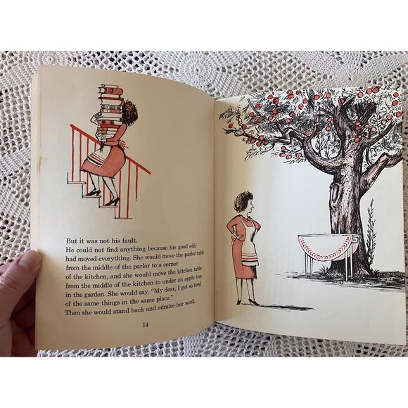 1962 A Good Man and His Good Wife: Vintage Children's Book, Ruth Krauss - Picture 5 of 8